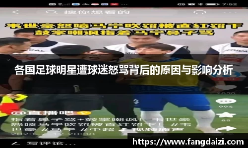 各国足球明星遭球迷怒骂背后的原因与影响分析