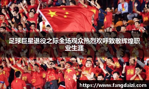 足球巨星退役之际全场观众热烈欢呼致敬辉煌职业生涯